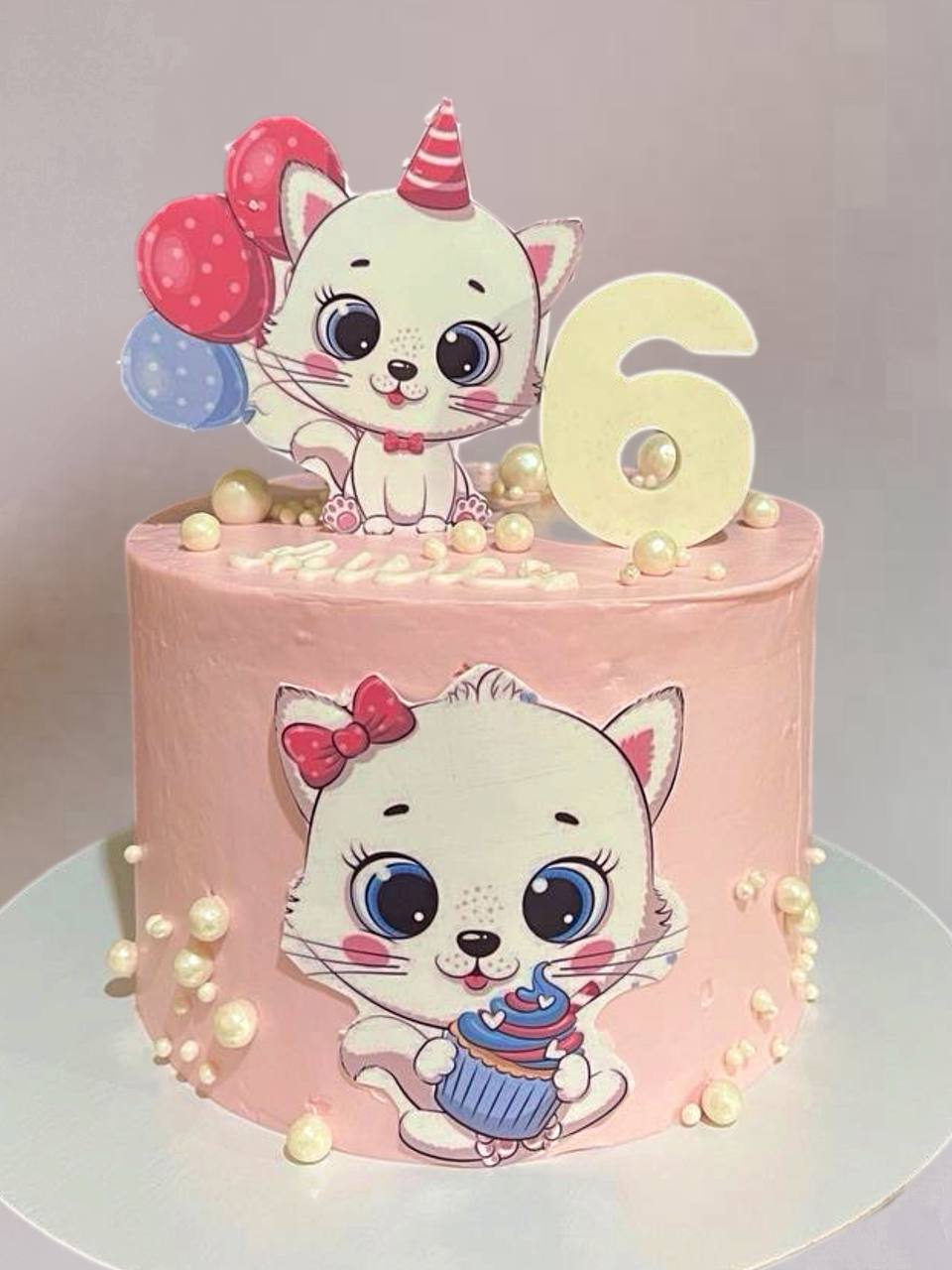 Торт с котятами
