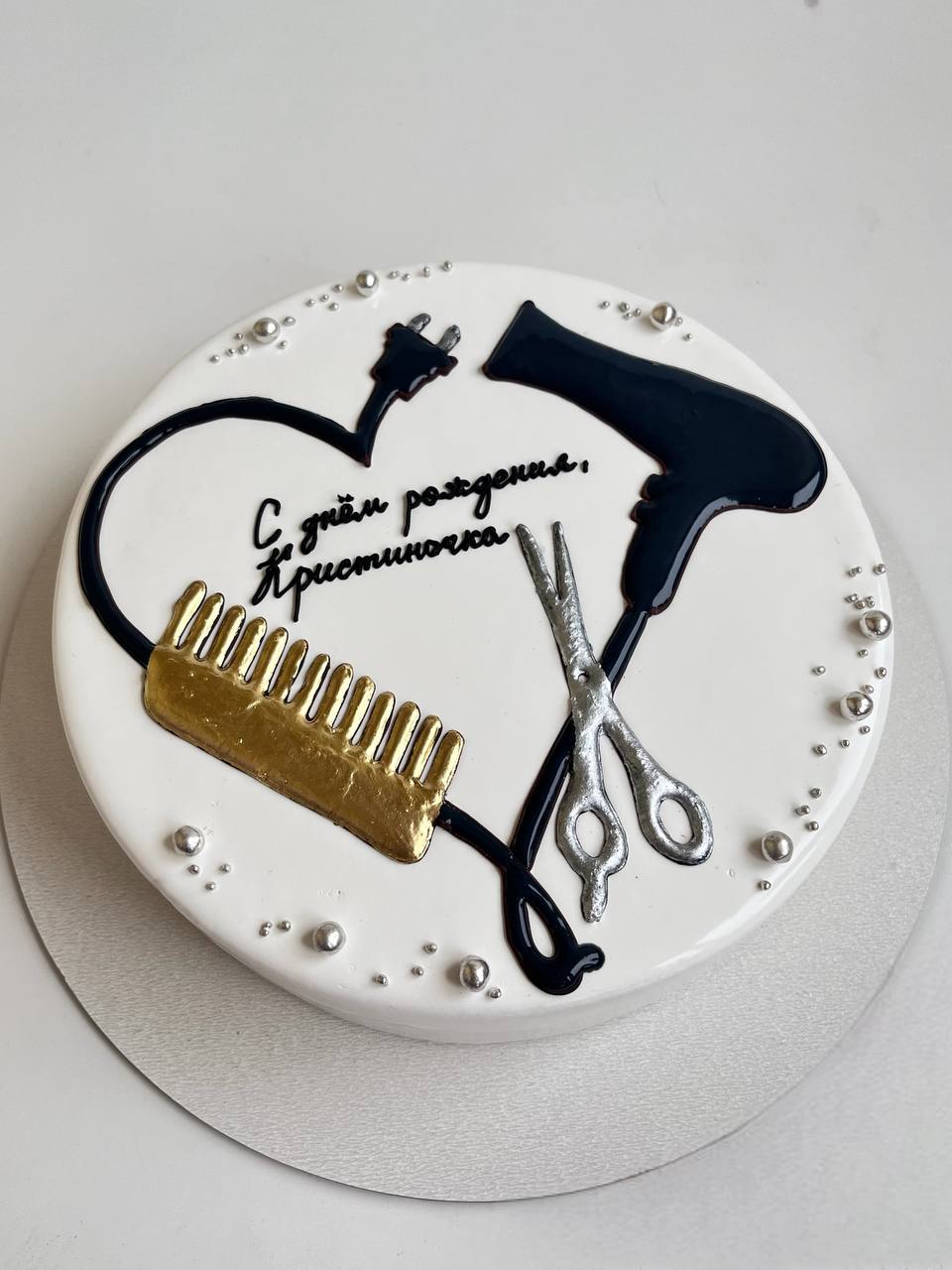 Торт для парикмахера